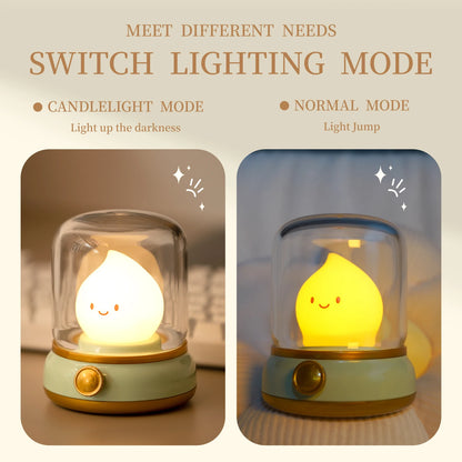 Cute Mini Desktop LED  Drop Night Lamp