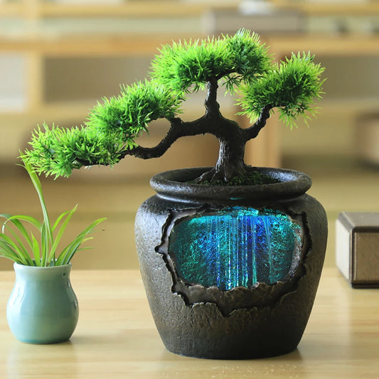 Desktop Rockery Fountain Indoor Light LED