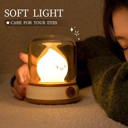 Cute Mini Desktop LED  Drop Night Lamp