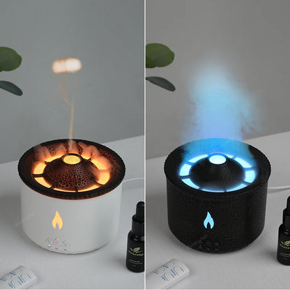 Jellyfish Or Volcano Shaped Mist  Air Diffuser